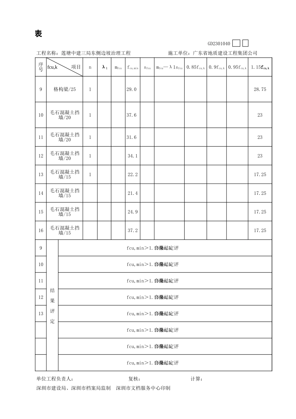 10 混凝土抗压强度计算表GD2301040.xls_第3页