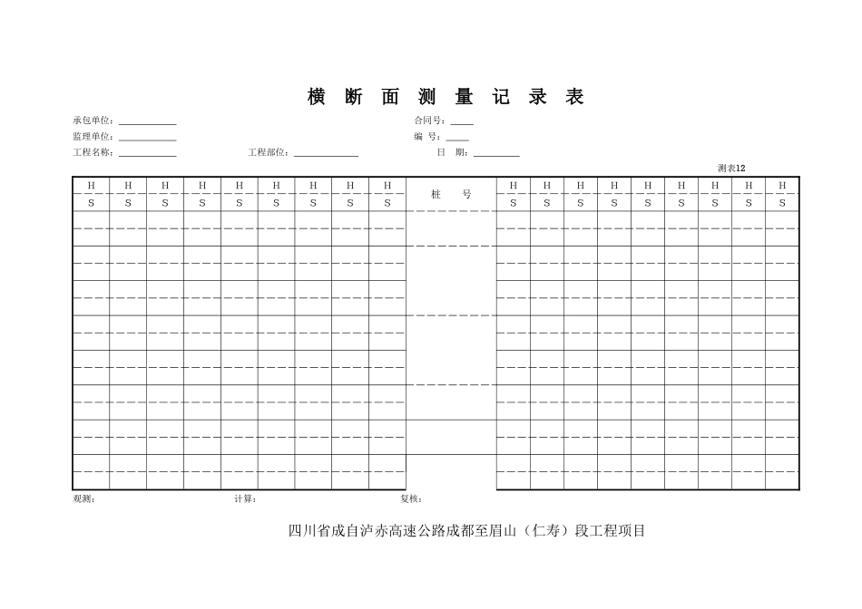 10-14 成仁路测量记录表(测表10-测表14)(1).doc_第3页