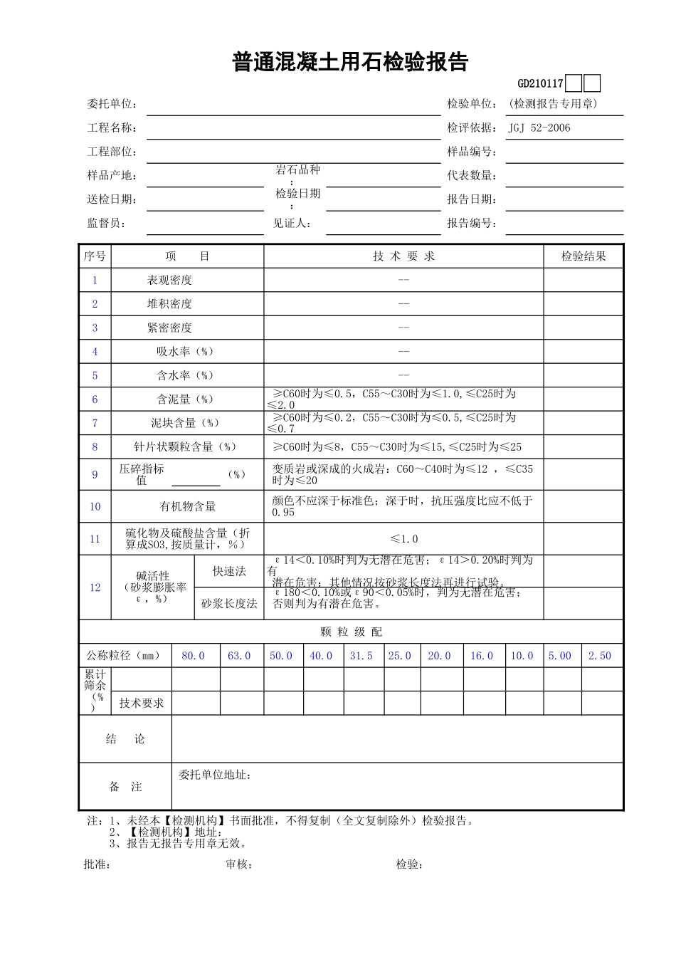 17普通混凝土用石检验报告GD210117.xls_第1页