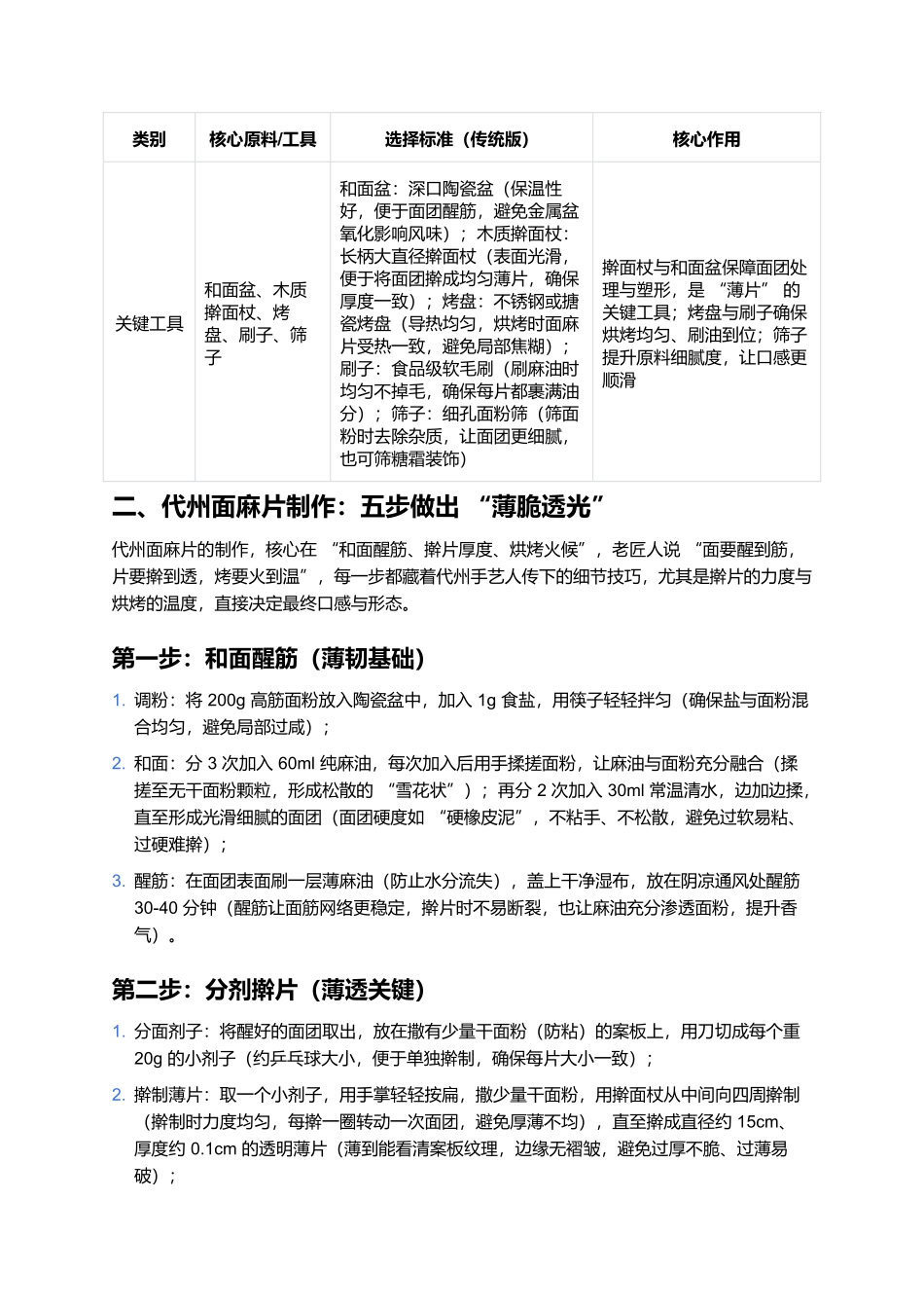 代州面麻片：薄脆香甜的雁门传统糕点.docx_第2页