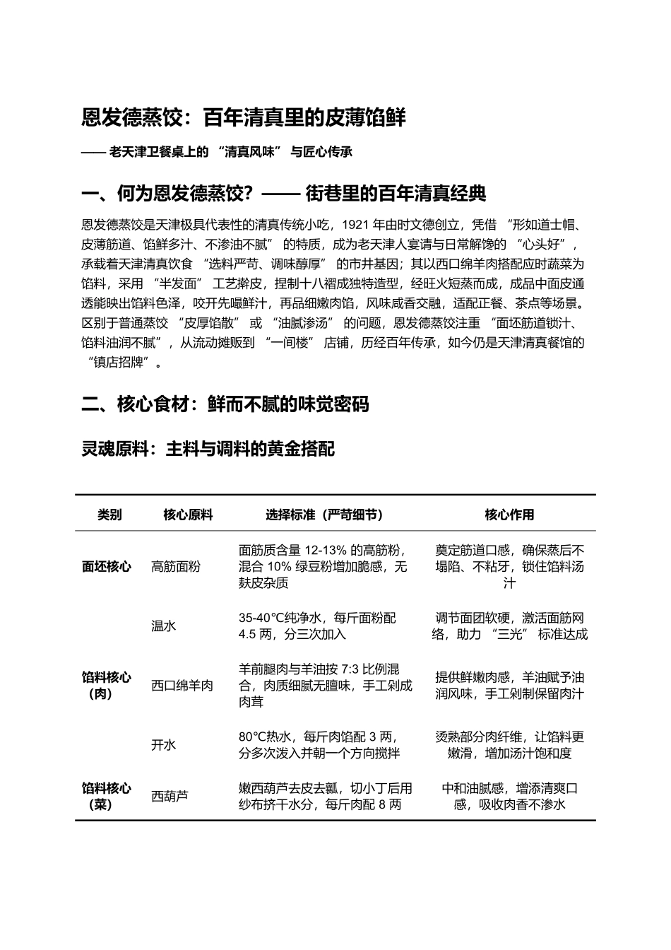 恩发德蒸饺：百年清真里的皮薄馅鲜.docx_第1页