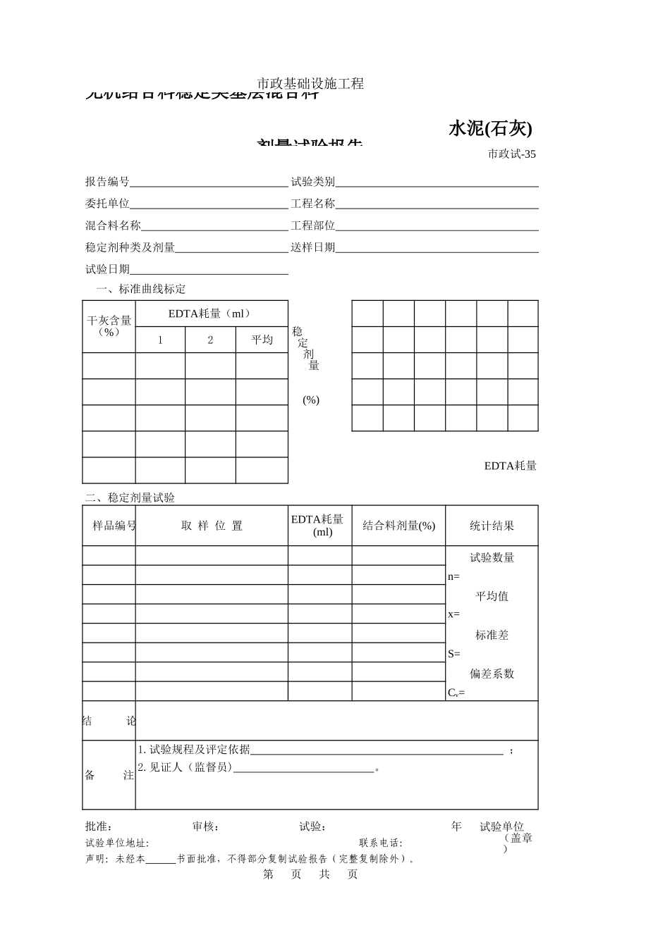 216水泥(石灰)剂量试验报告.xls_第1页