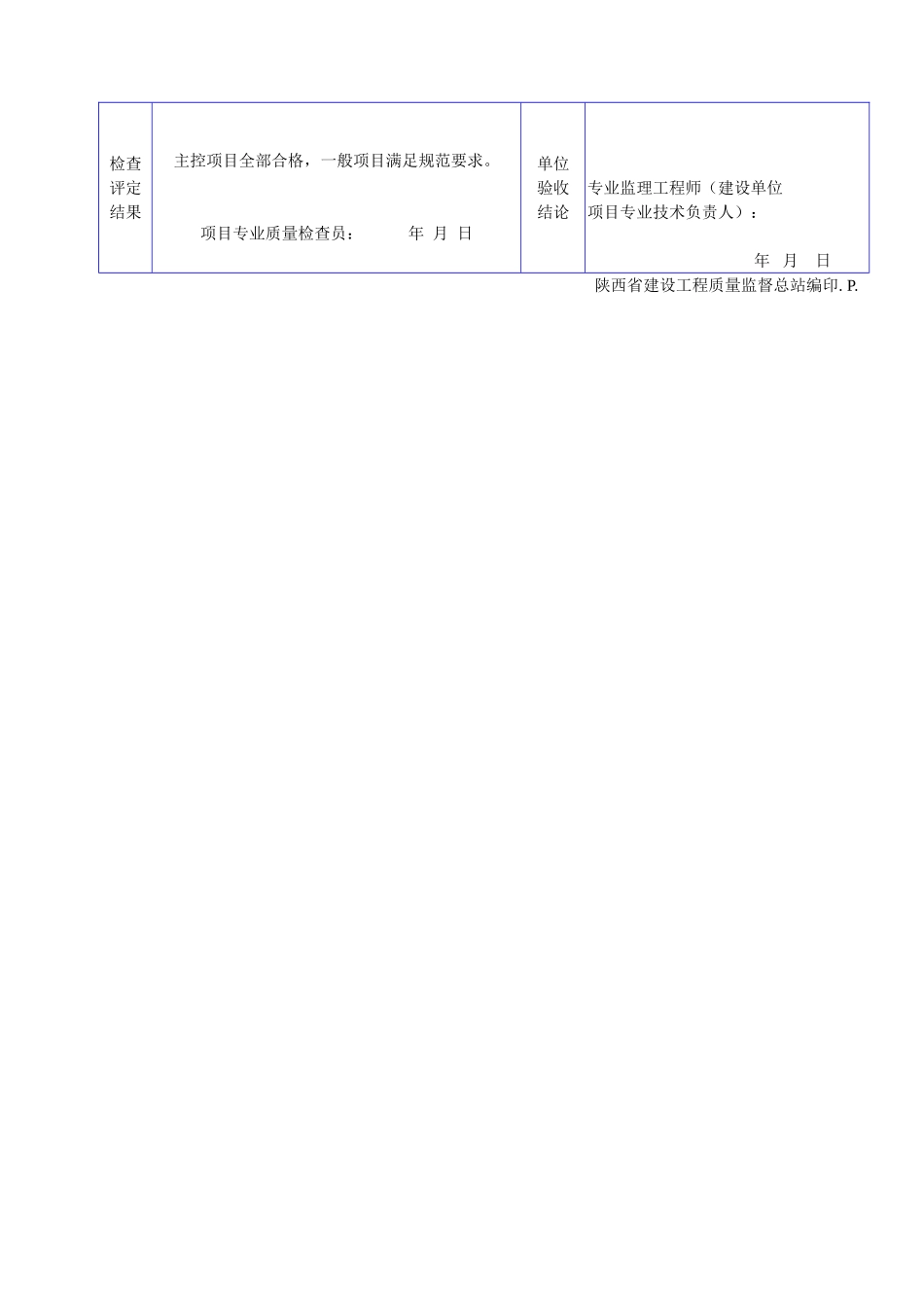 A 6025避雷引下线和变配电室接地干线敷设检验批质量验收记录表（防雷引下线）.doc_第2页
