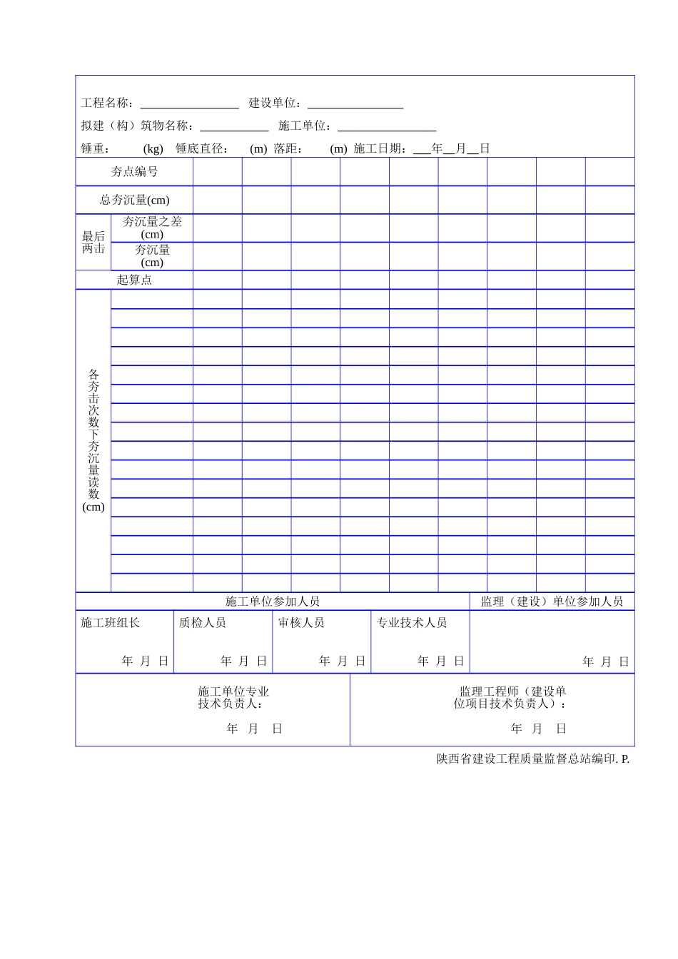 C 1116强夯施工记录表.doc_第2页