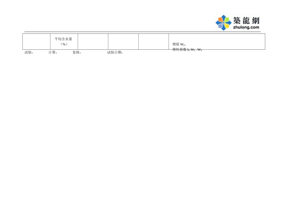 D-07液塑限联合测定试验记录.doc_第2页