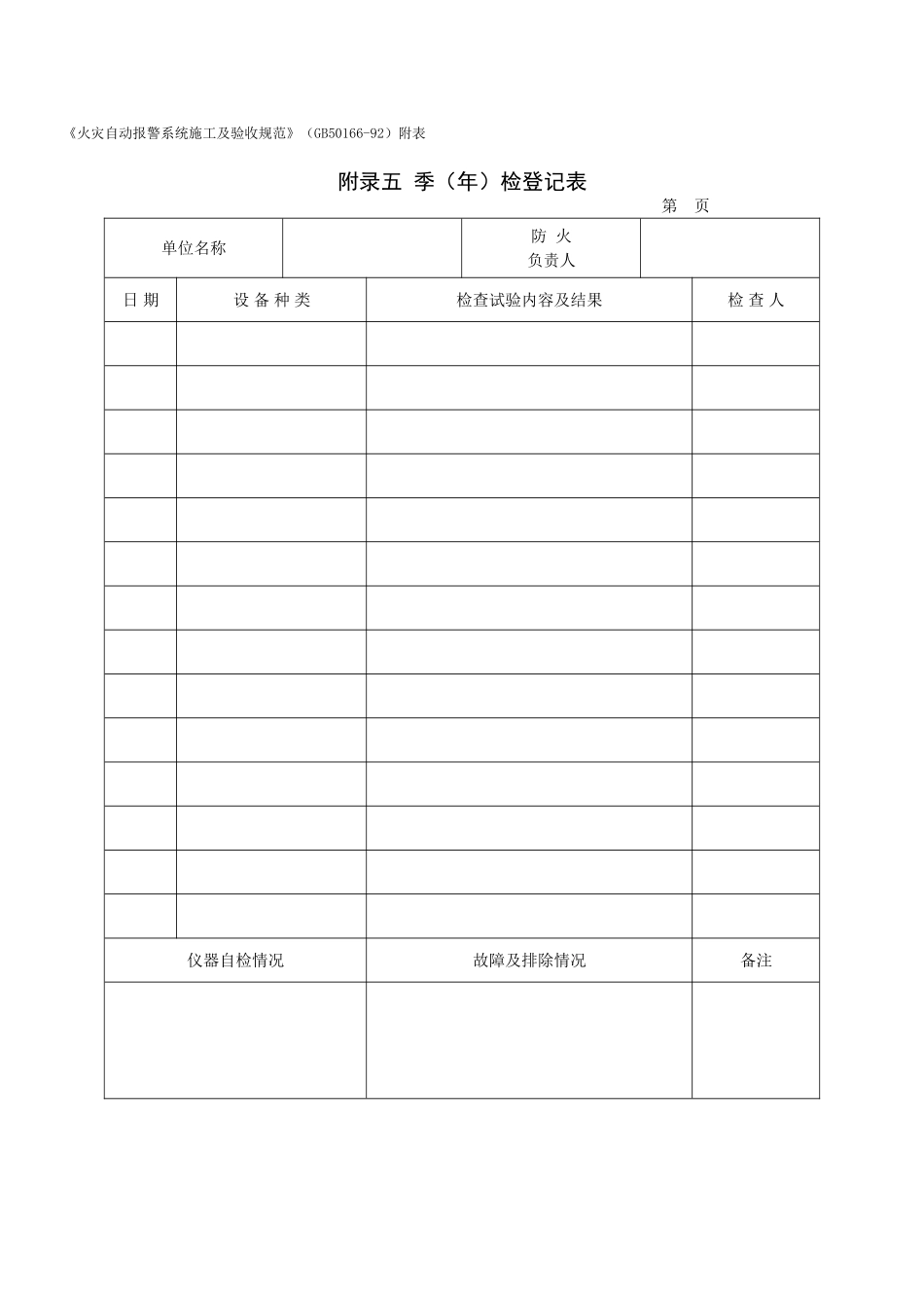 f5附录五  季（年）检登记表.doc_第1页
