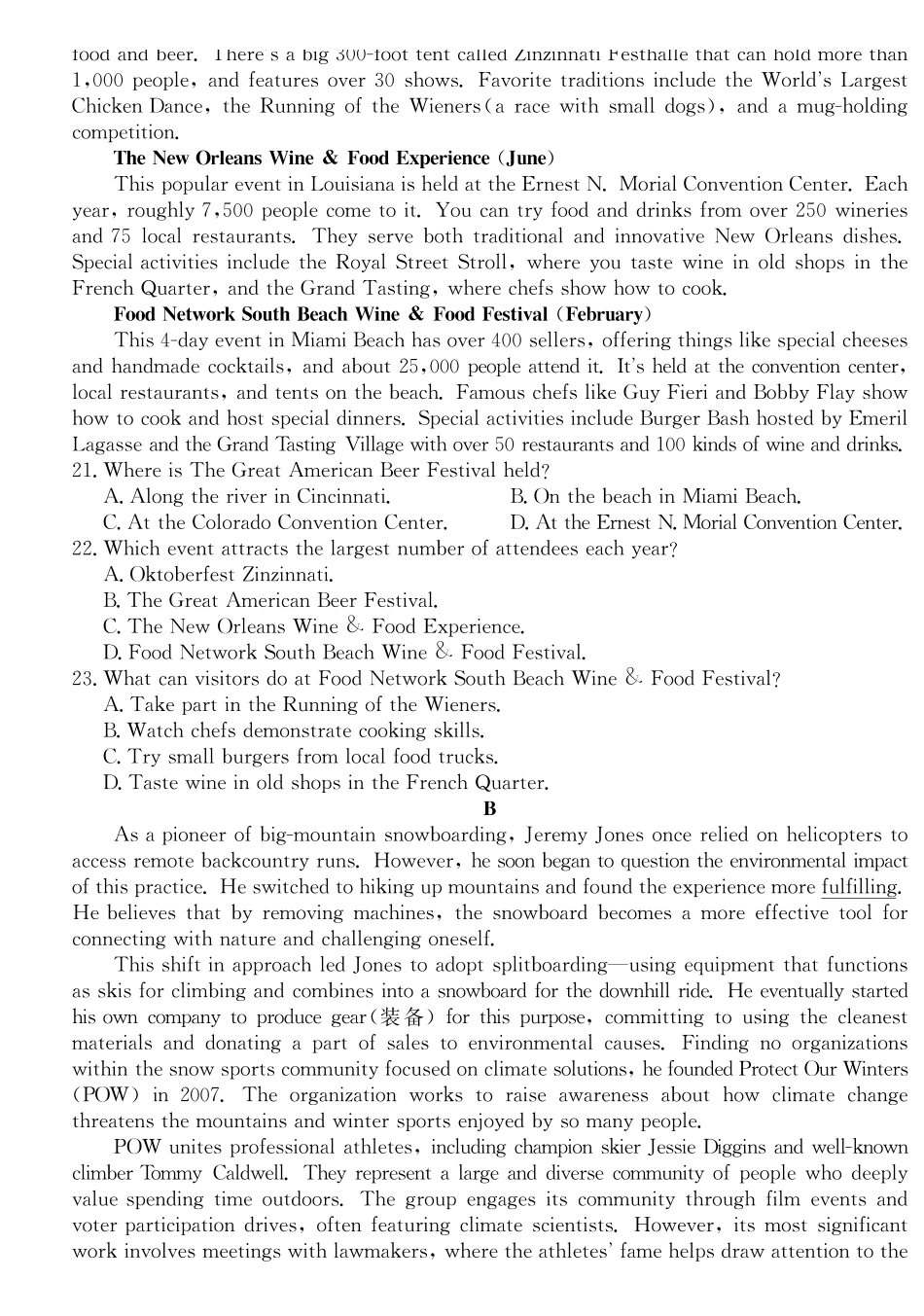 2027届高二年级TOP二十名校十月调研考试（B卷）（26-X-036B）英语().pdf_第3页