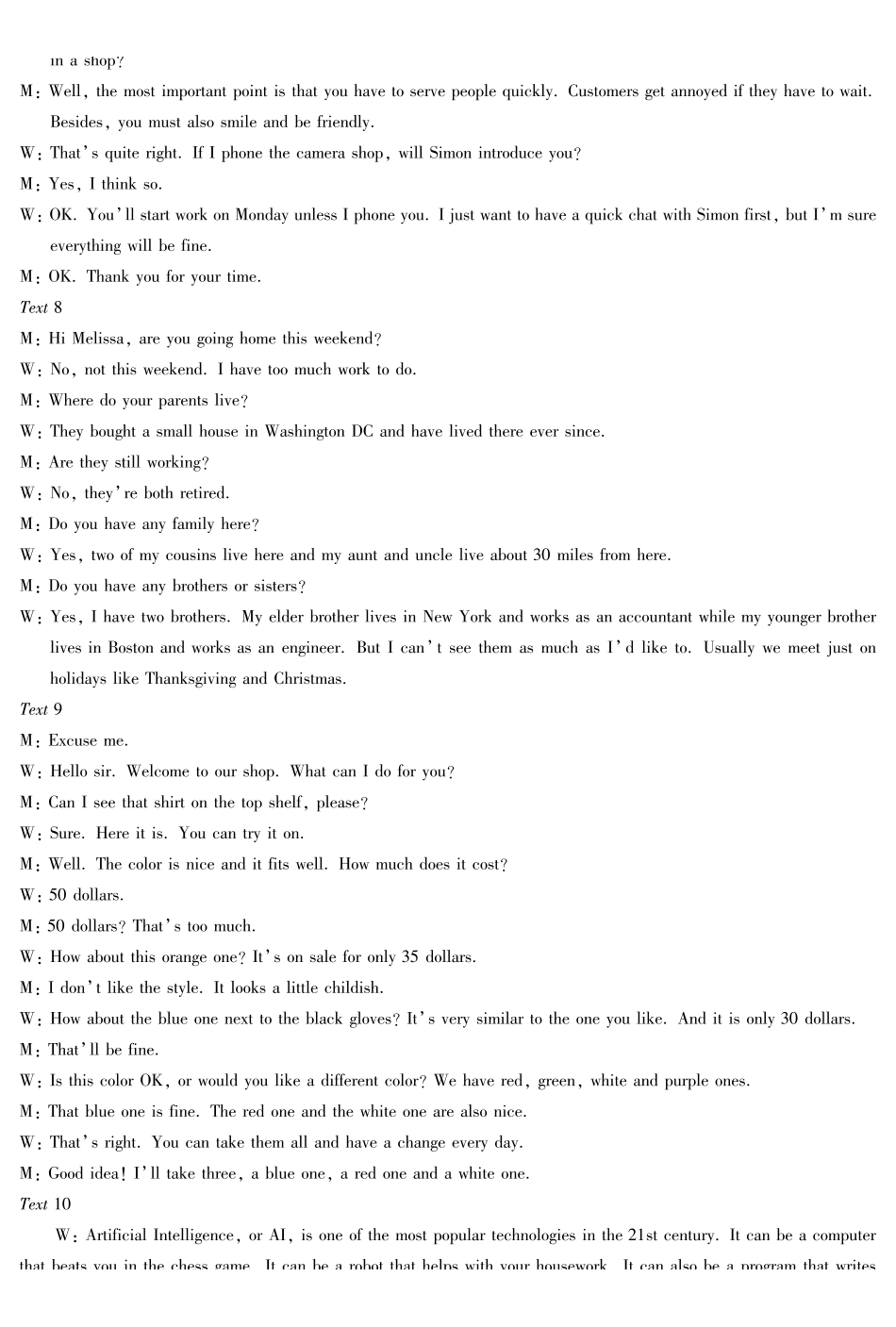 安徽省部分学校2024-2025学年高二下学期5月阶段性检测英语答案.pdf_第2页