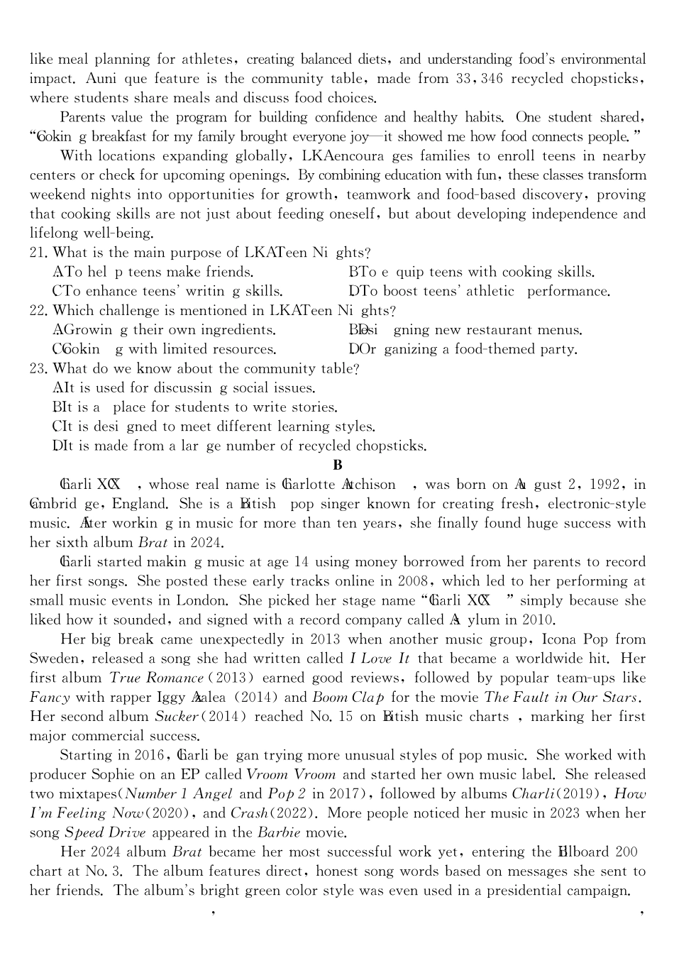 安徽省县中联盟2024-2025学年高二下学期3月联考试题英语含解析.pdf_第3页