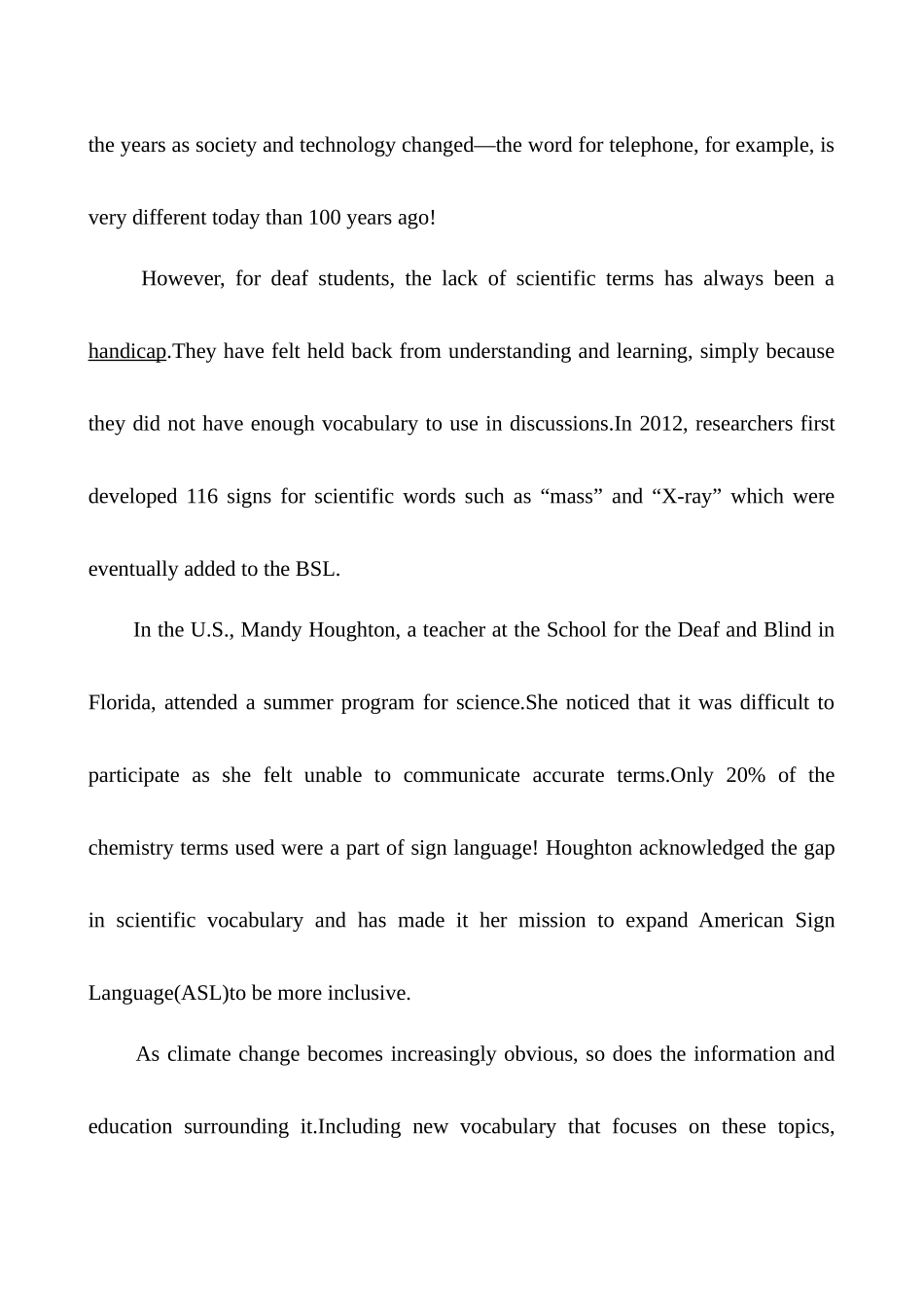 核心素养测评（选择性必修第一册Unit4BodyLanguage）.docx_第2页