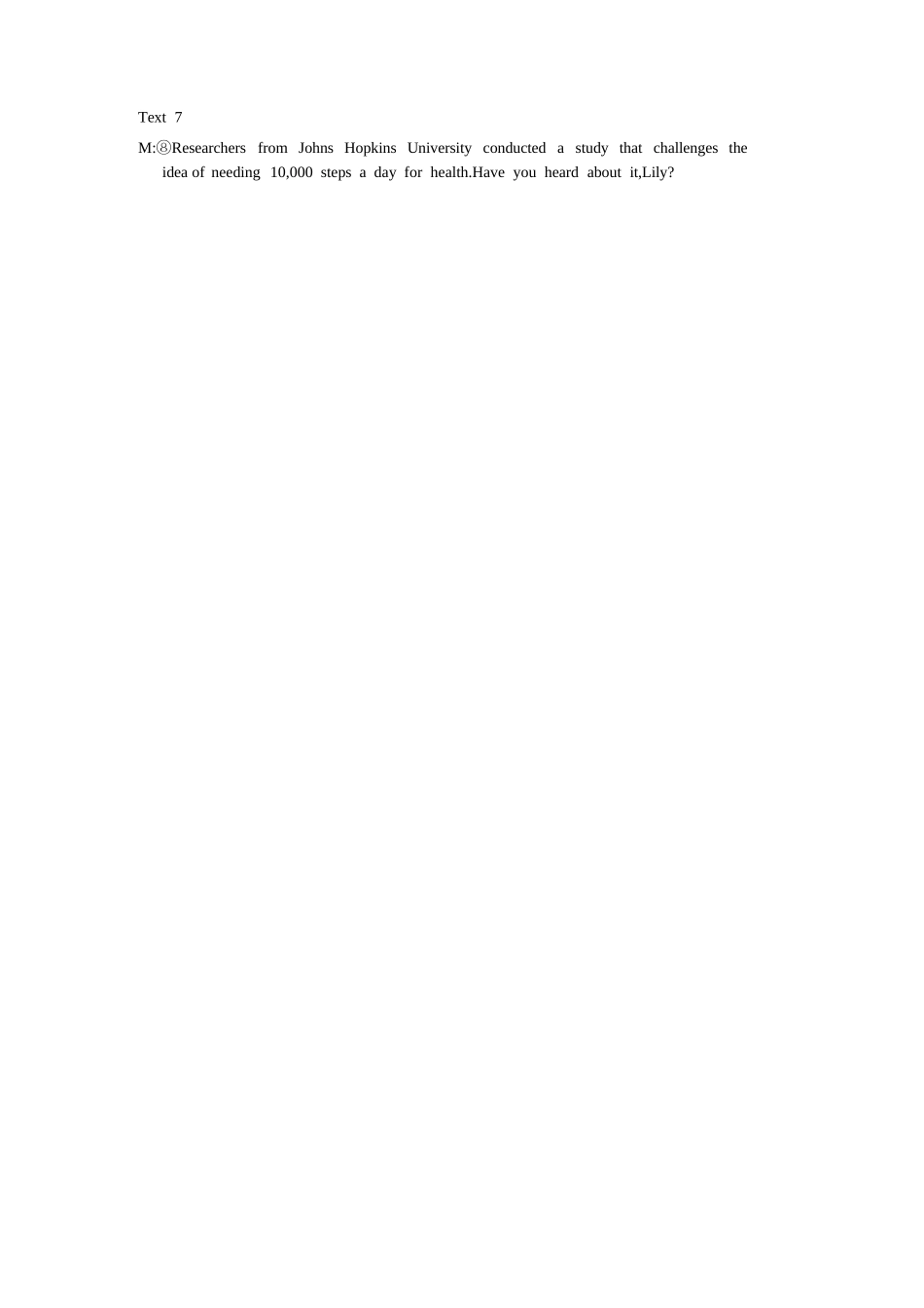 英语试题卷听力原文安徽省马鞍山二中2025届高三年级高考适应性考试（最后一卷）（5.29-5.30）.docx_第2页