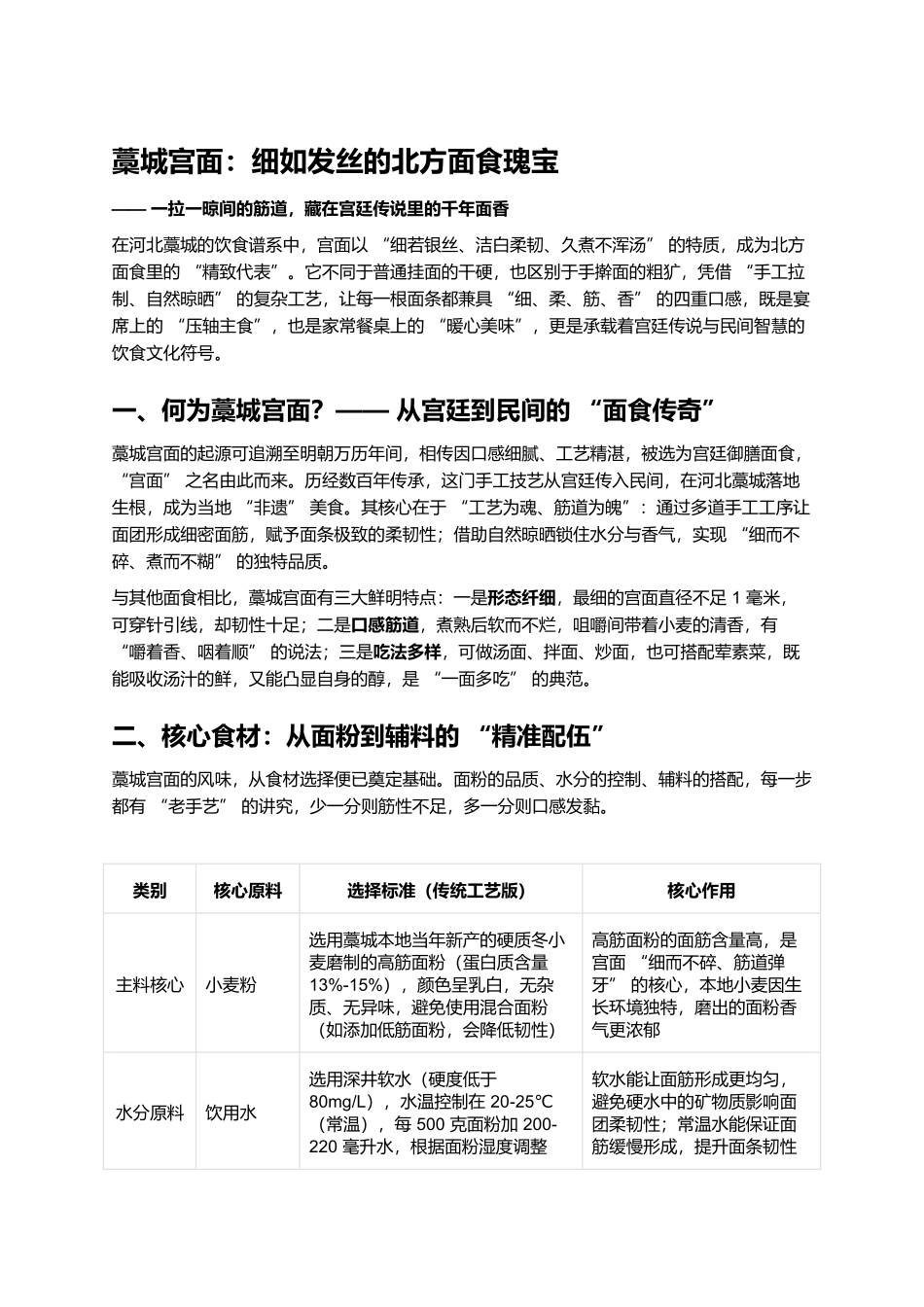 藁城宫面：细如发丝的北方面食瑰宝.docx_第1页