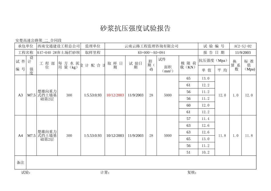 K0+000~+084 重挡-楚雄向.xls_第2页