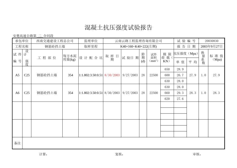 K40+160~K40+222(左侧)挡土墙钢筋砼.xls_第3页