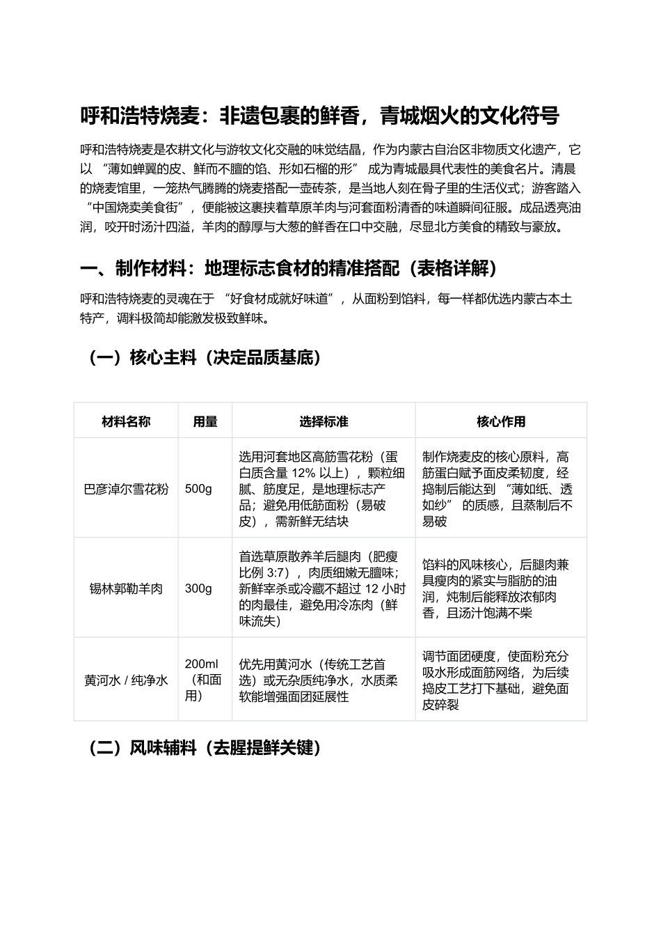 呼和浩特烧麦：非遗包裹的鲜香，青城烟火的文化符号.docx_第1页