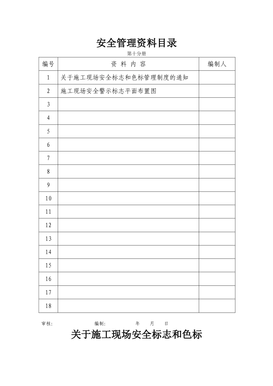 第十分册施工现场安全标志.doc_第2页