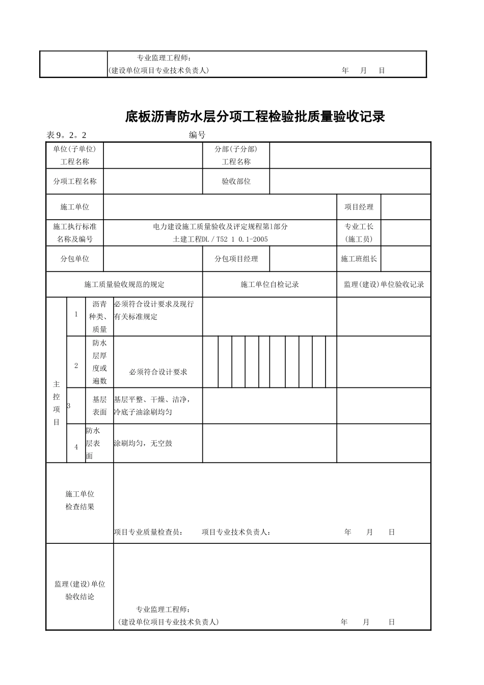 垫层混凝土分项工程检验批质量验收记录.doc_第2页