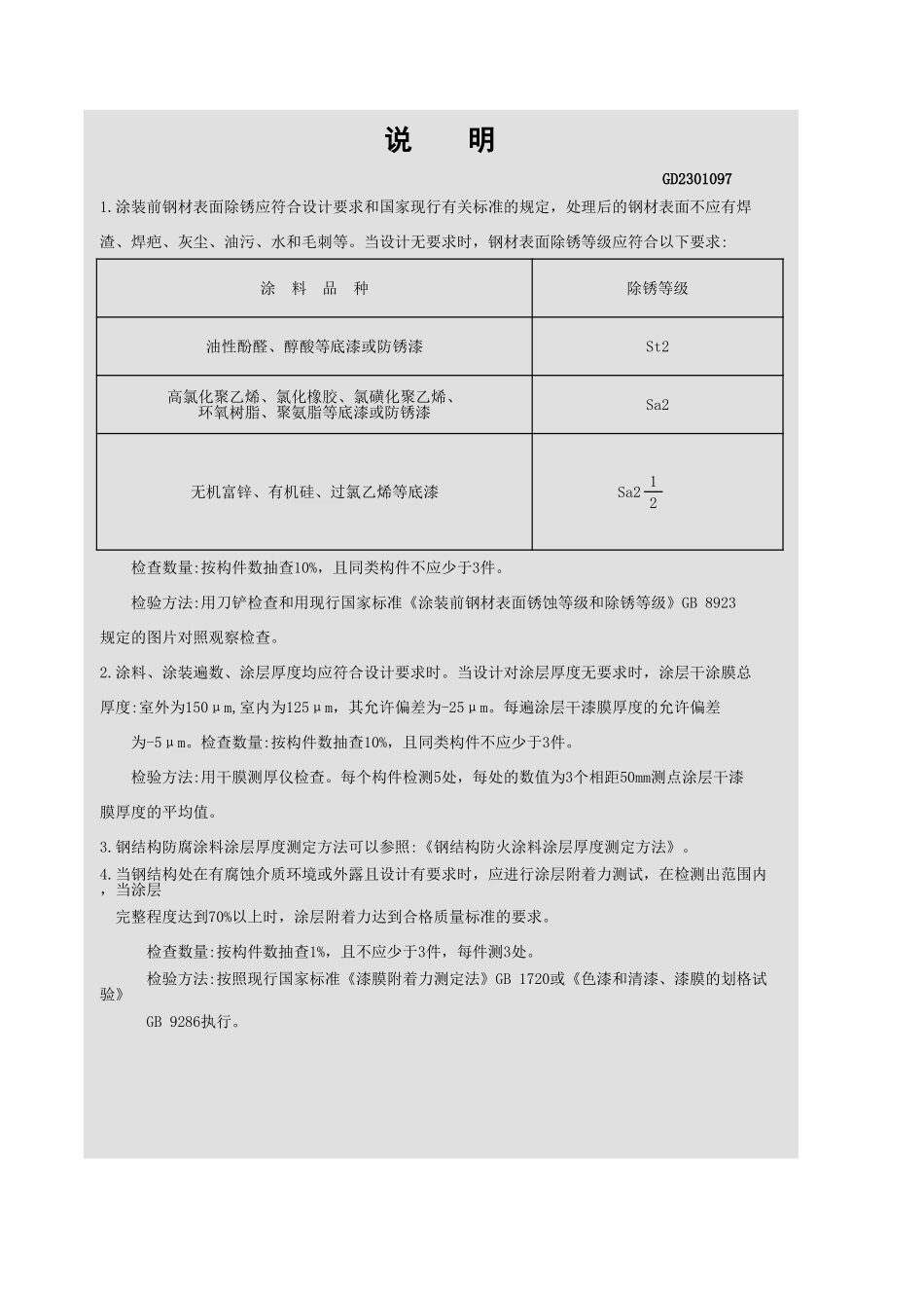防腐漆(膜)厚度及附着力检查记录表GD2301097.xls_第2页