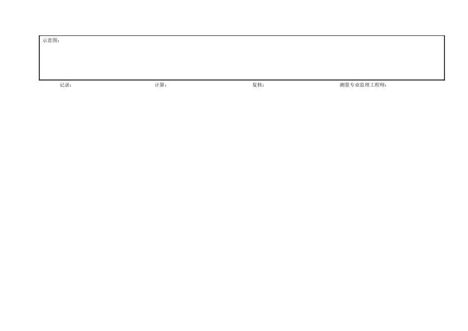 复件 全站仪平面位置检测表.doc_第2页