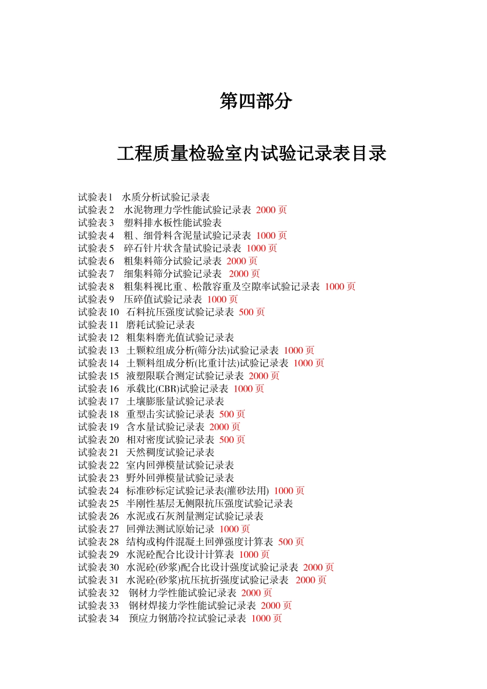 公路工程施工表格(第四册).doc_第1页