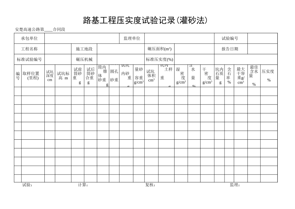 含水量试验记录表.xls_第1页