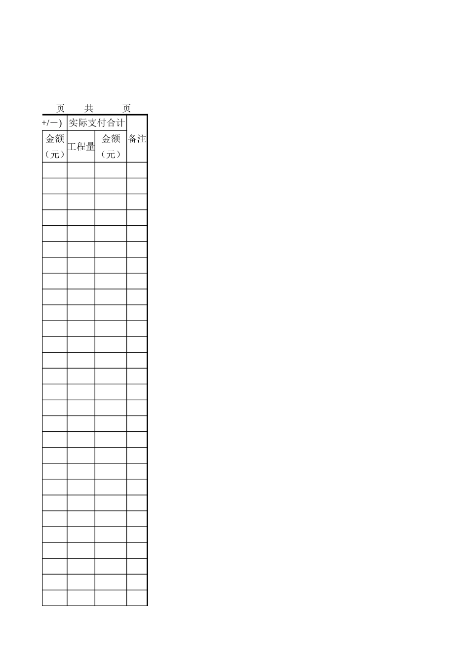 合同段工程竣工决算表第800章.xls_第3页