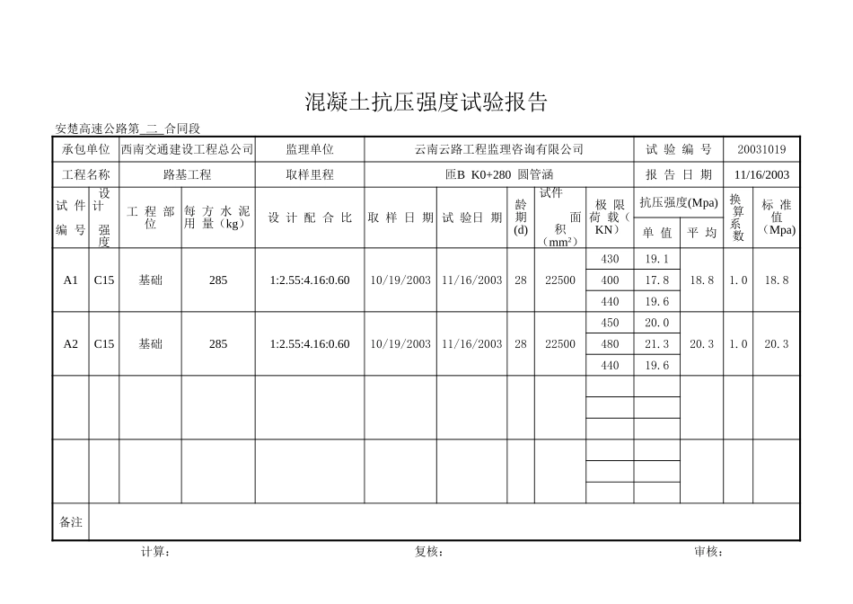 基础-砼C15.xls_第1页