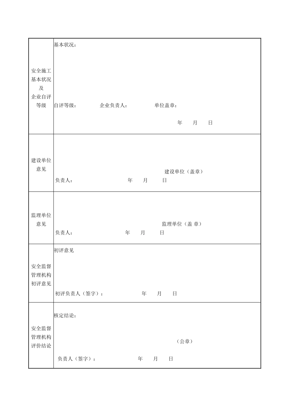 建设工程施工安全达标等级认定书.doc_第3页