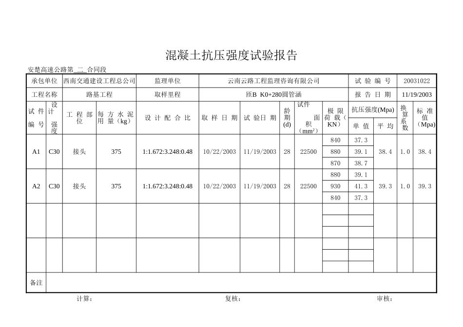 接头-砼C30.xls_第1页
