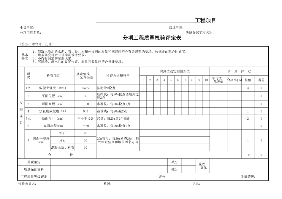 抗滑挡墙评定.xls_第1页