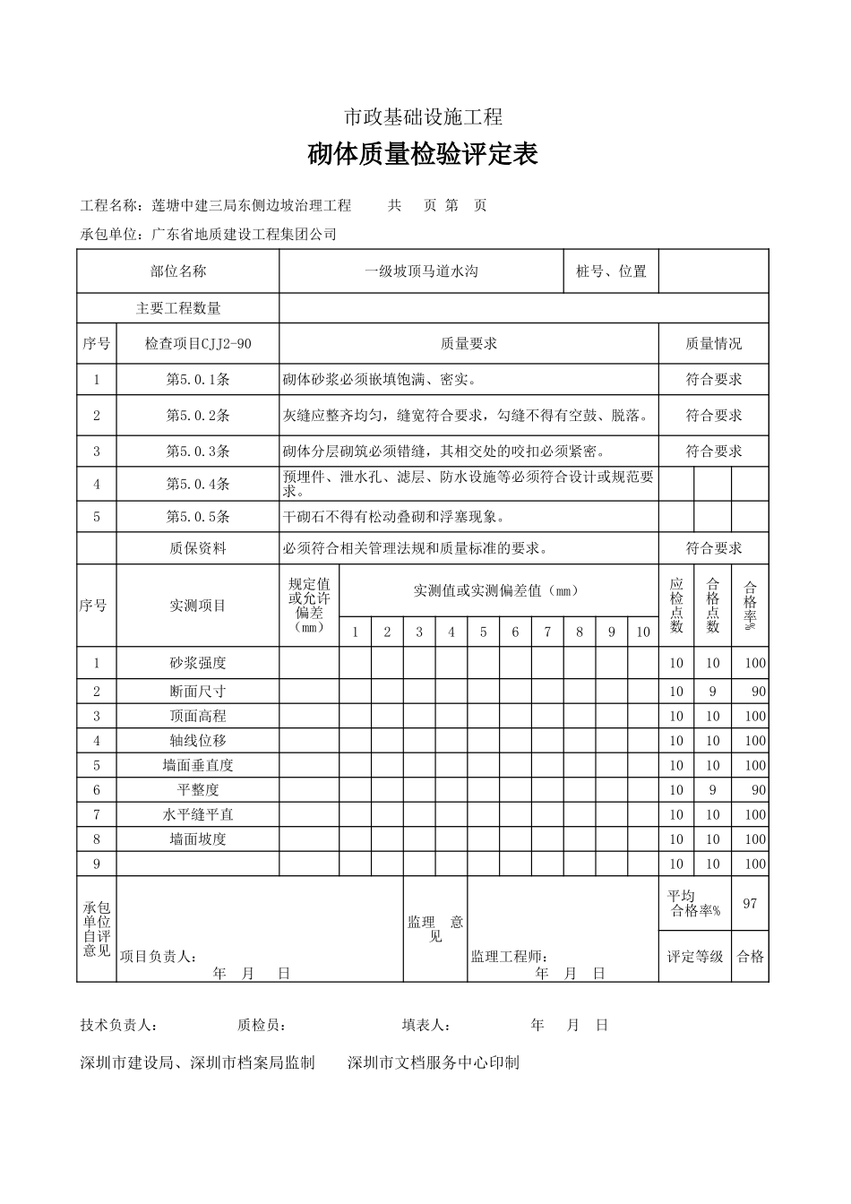 砌体质量检验评定表.xls_第3页