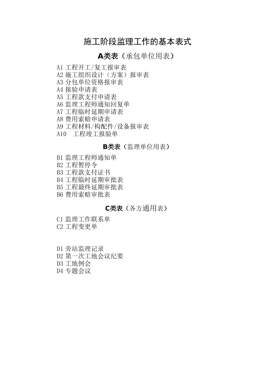 施工阶段监理工作的基本表式.doc_第1页