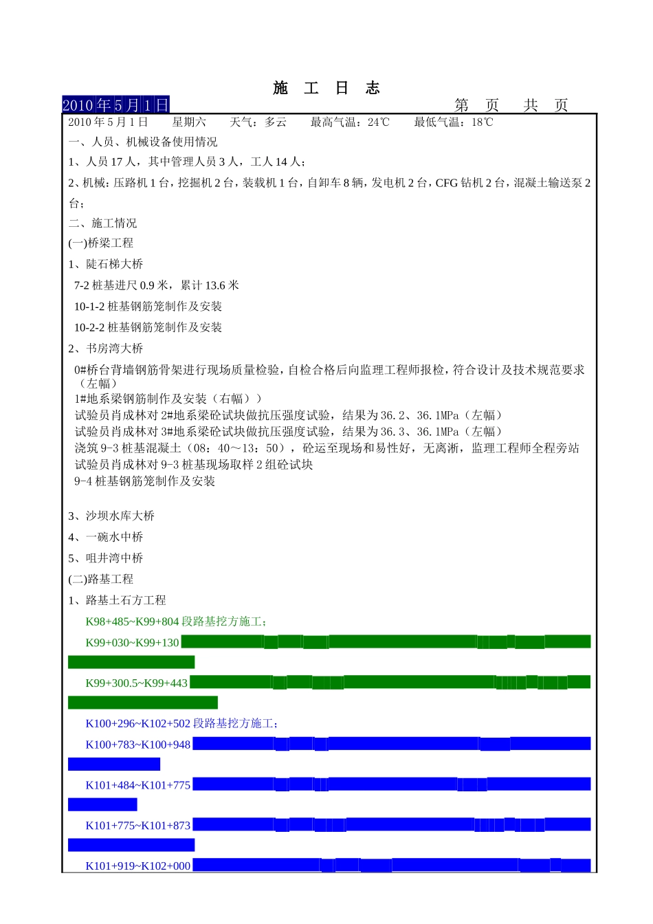 施工日志（10年5月）.doc_第2页