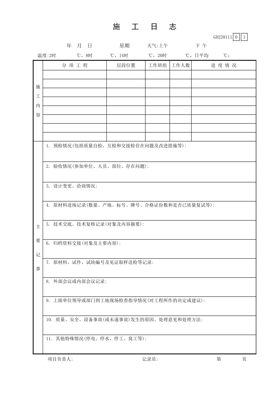 施工日志GD220111.xls_第1页