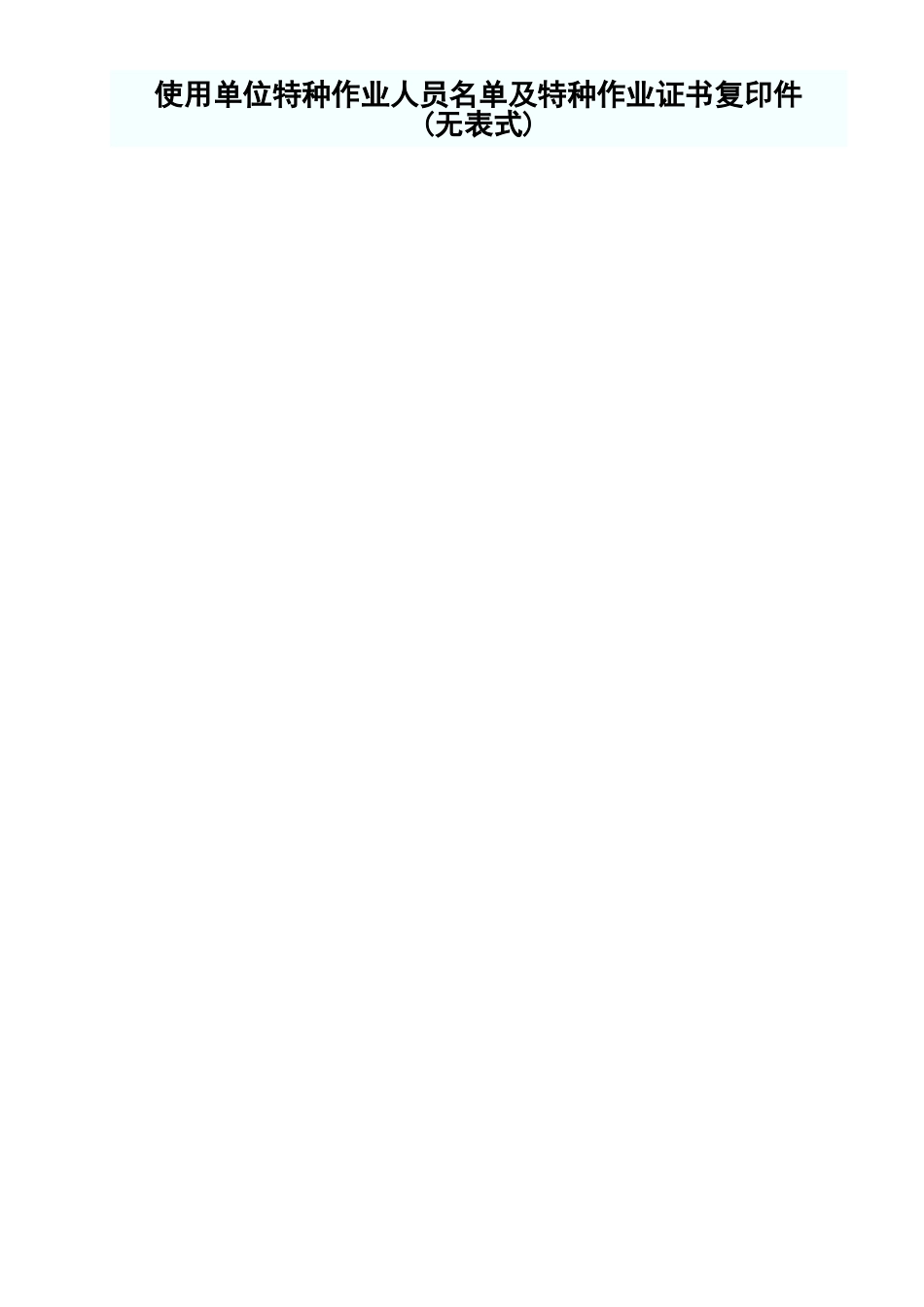 使用单位特种作业人员名单及特种作业证书复印件.xls_第2页
