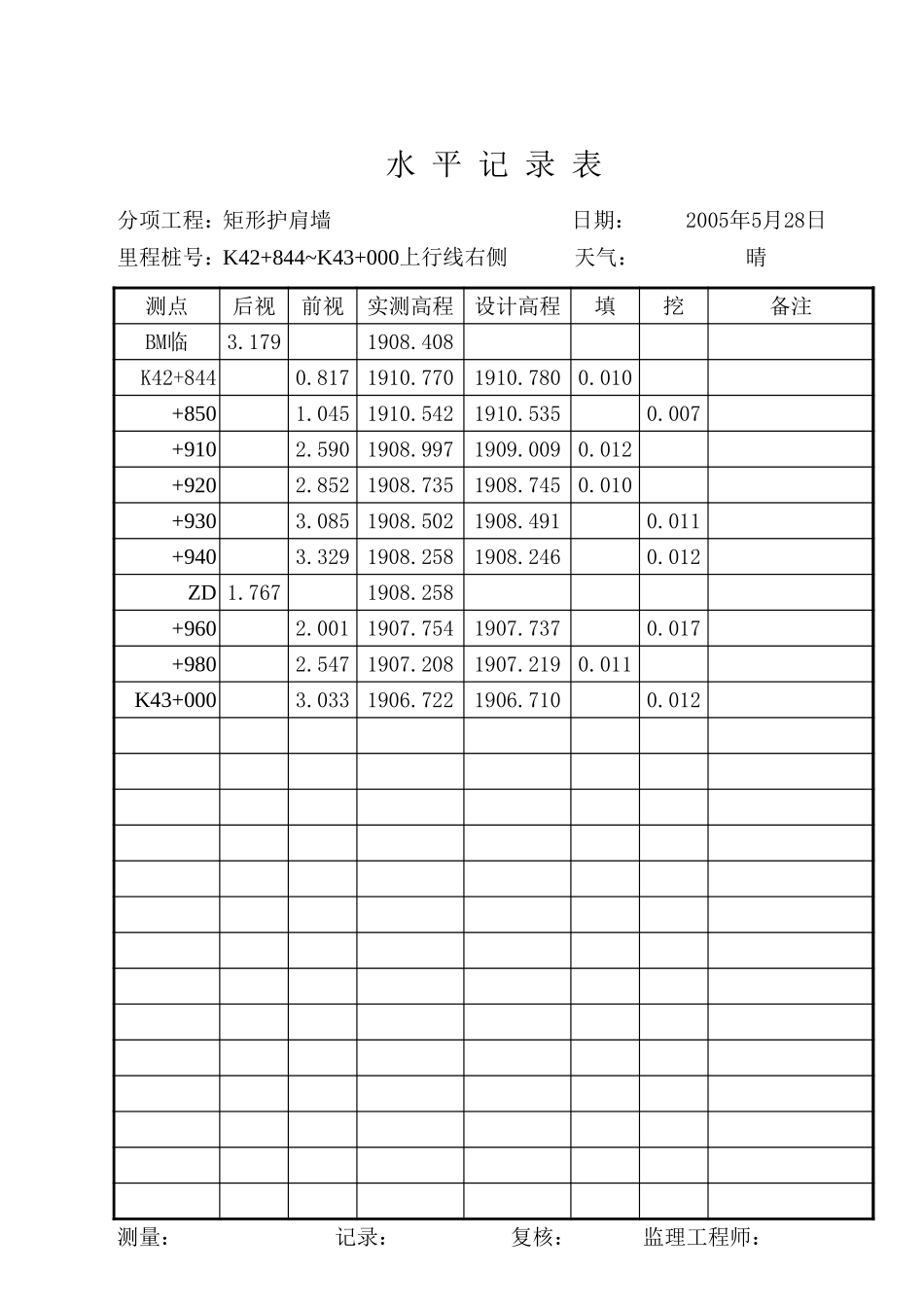 水平测量记录.xls_第1页