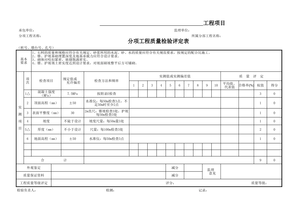 网格护坡评定.xls_第1页