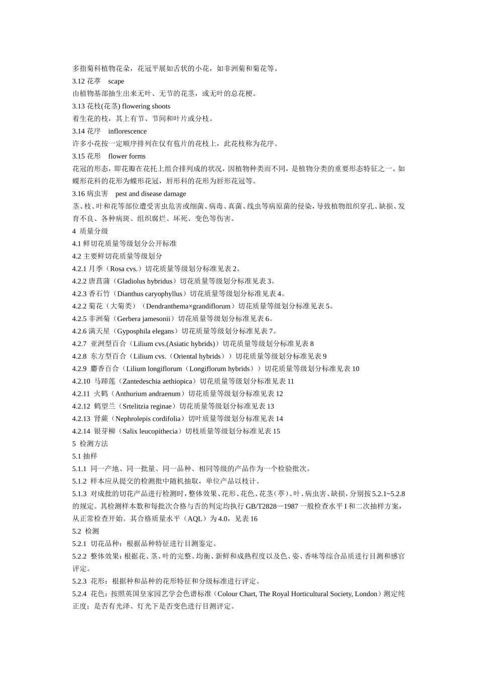 鲜切花产品等级标准.doc_第2页