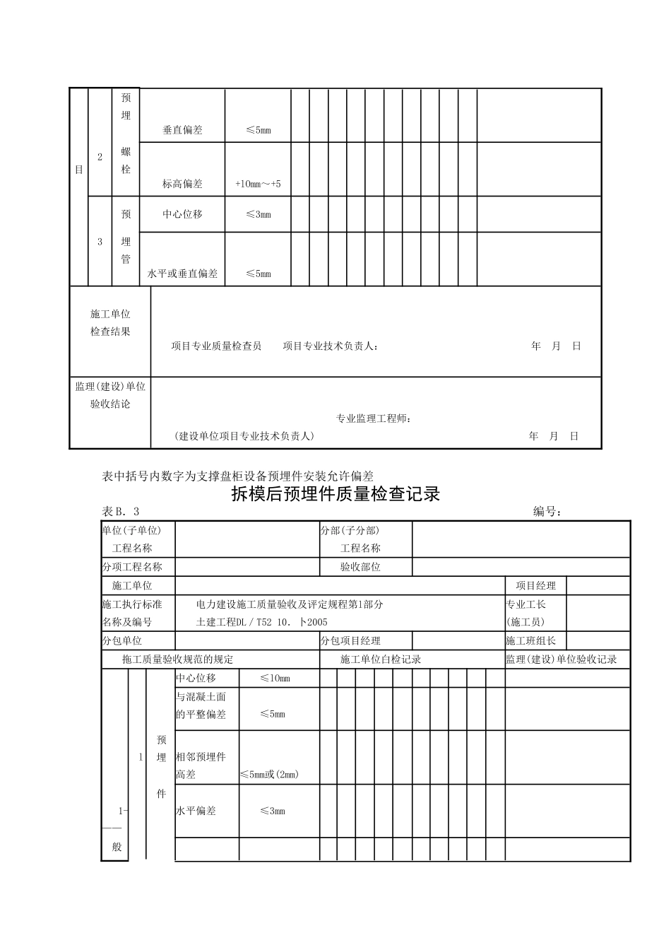 预埋件制作质量检查记录.doc_第3页