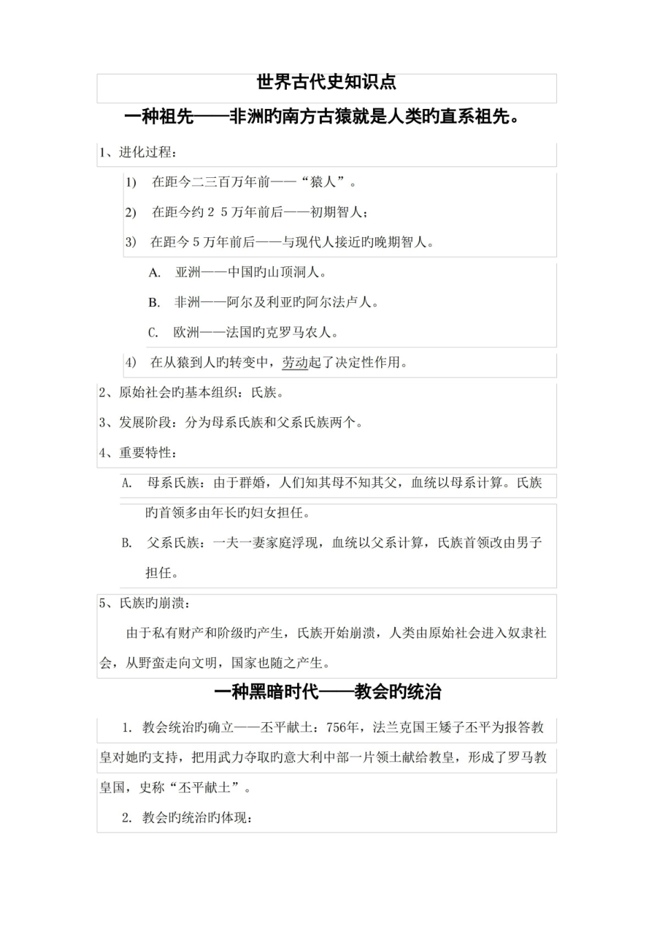 2022年世界古代史知识点.pdf_第1页