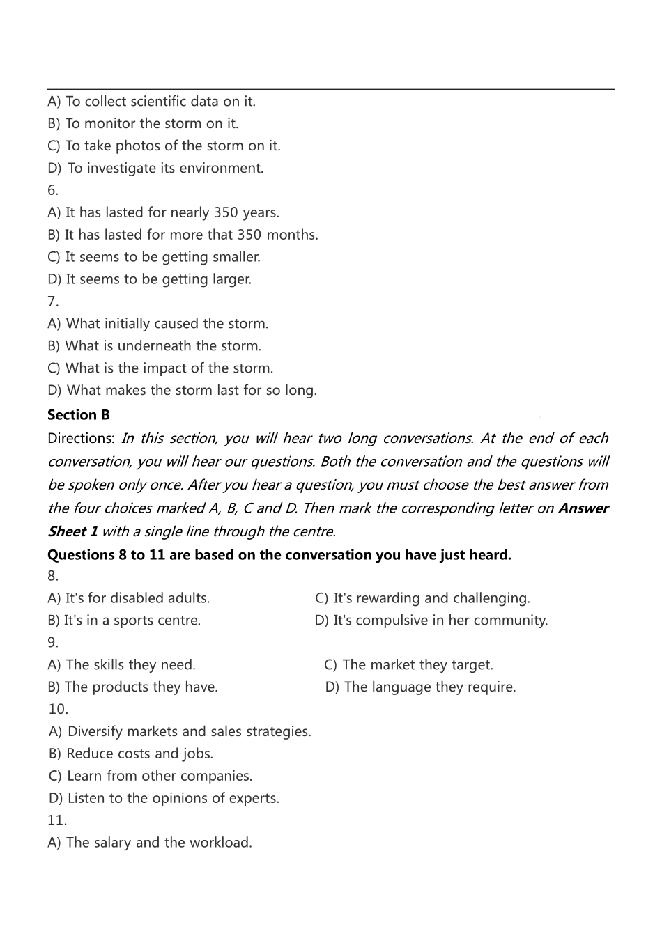 2024年12月英语四级押题密卷(NO.1).pdf_第2页