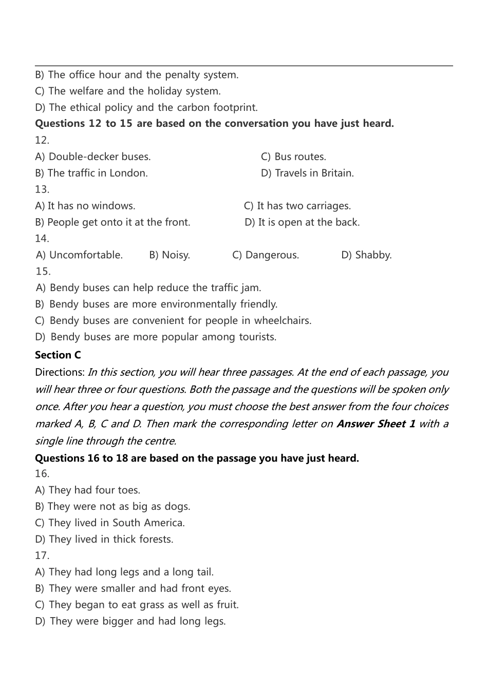 2024年12月英语四级押题密卷(NO.1).pdf_第3页