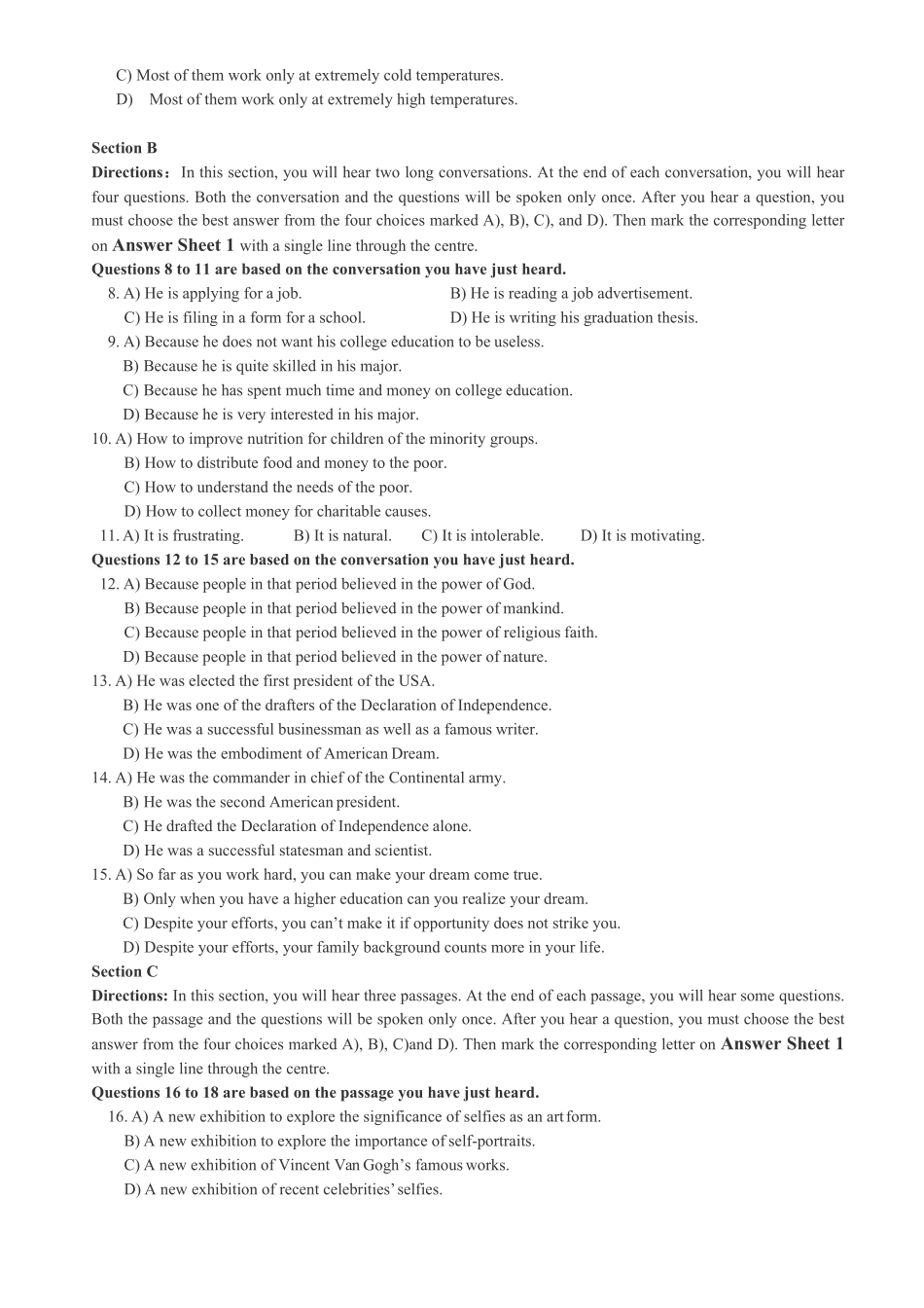 2024年12月英语四级押题密卷(NO.4).pdf_第2页