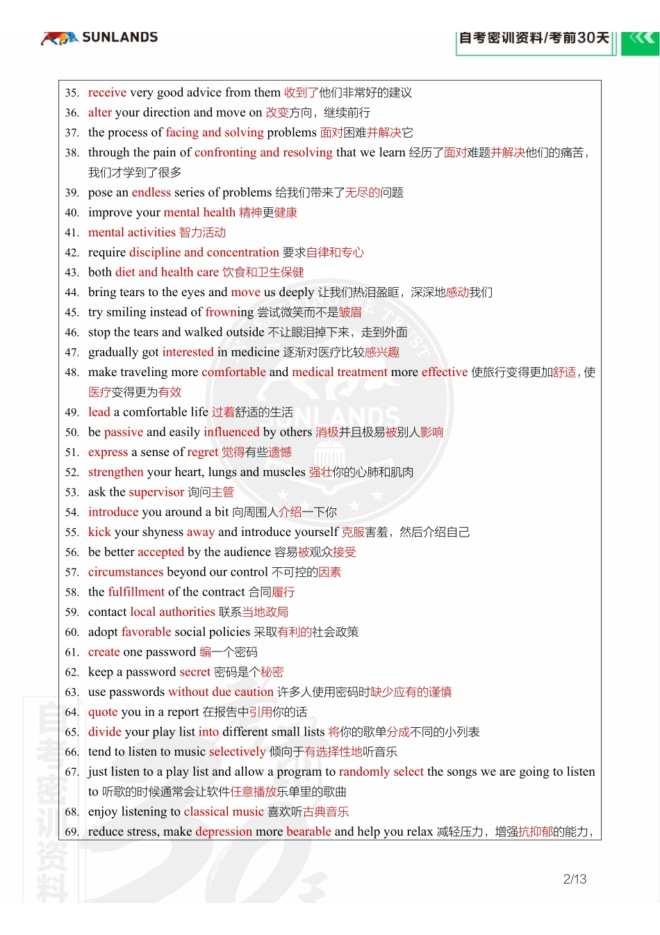 2310考期【密训-考前30天】英语（二）（全国）.pdf_第3页