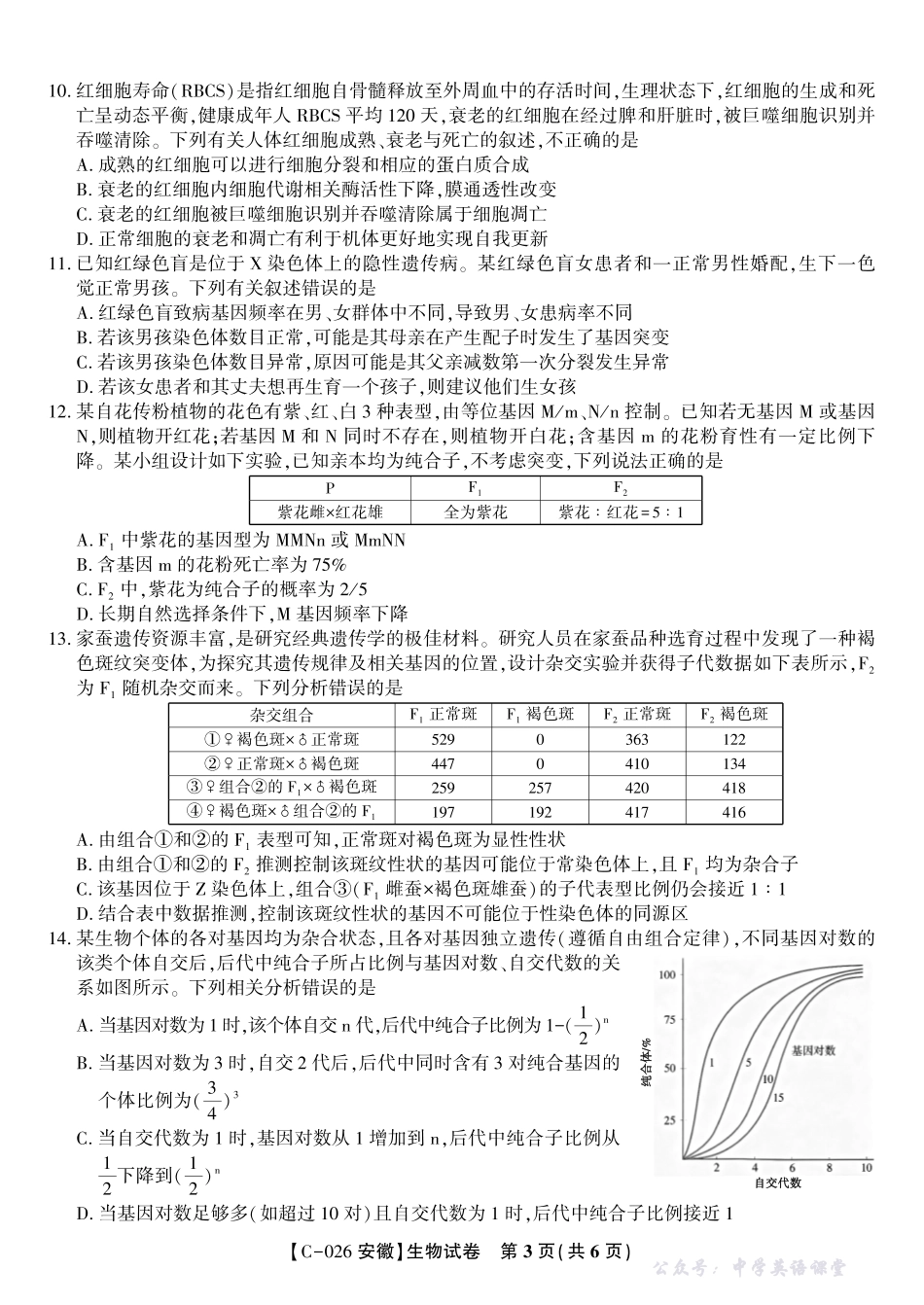 安徽省皖江名校联盟2025-2026学年高三上学期期中联考生物.pdf_第3页