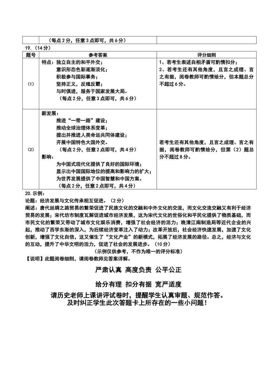点石联考2025—2026学年度上学期高三年级11月份联合考试历史答案.docx_第2页