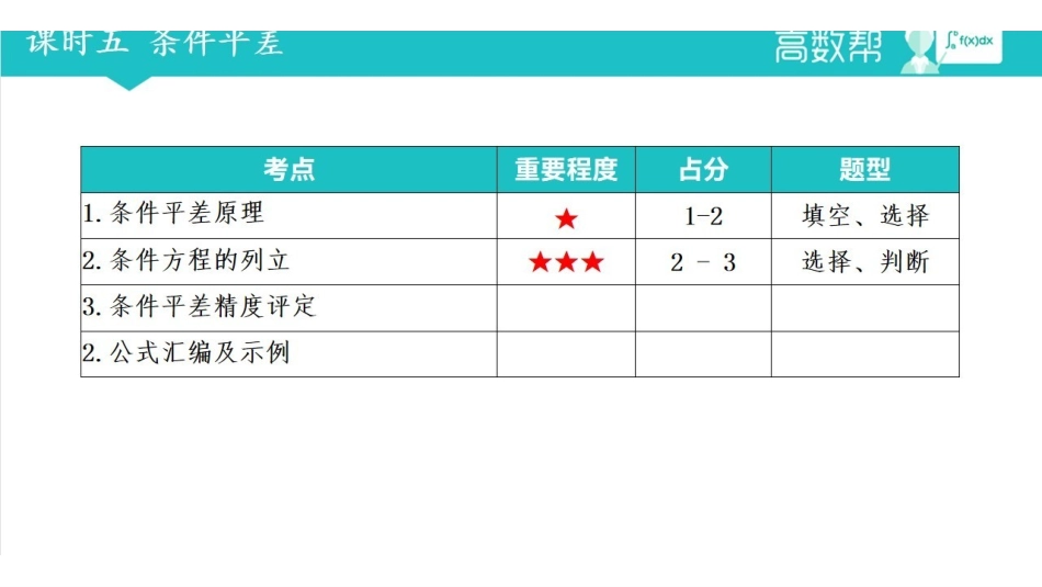 课时五  条件平差.pdf_第1页