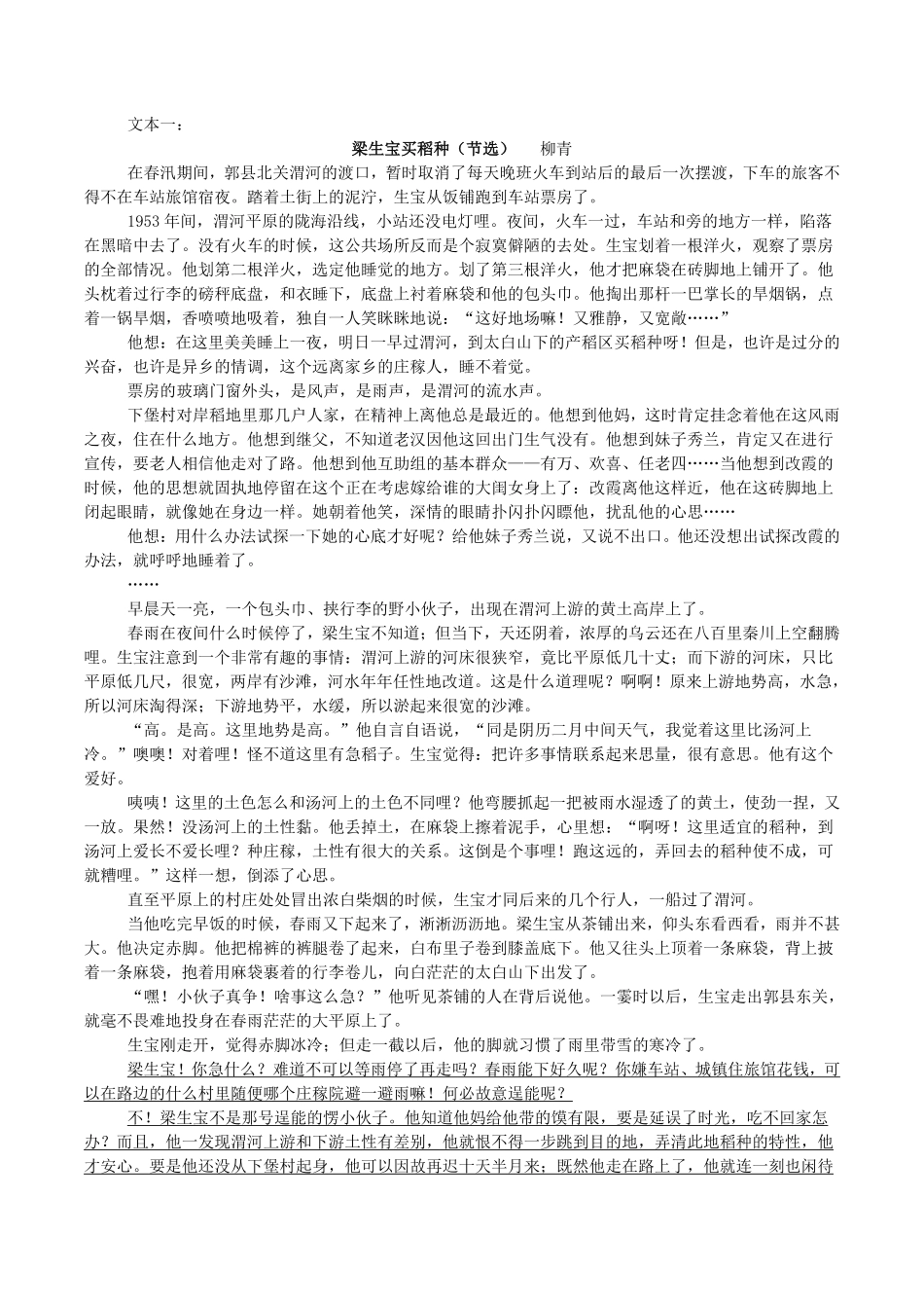 四川省字节精准教育联盟2026届高三上学期第一次诊断性考试模拟语文试卷(含答案).pdf_第3页