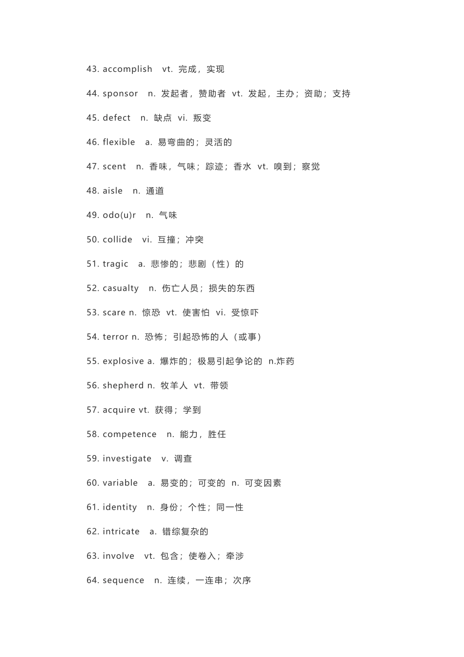 四六级考前逆袭佛脚系列之700个救命高频词汇.pdf_第3页