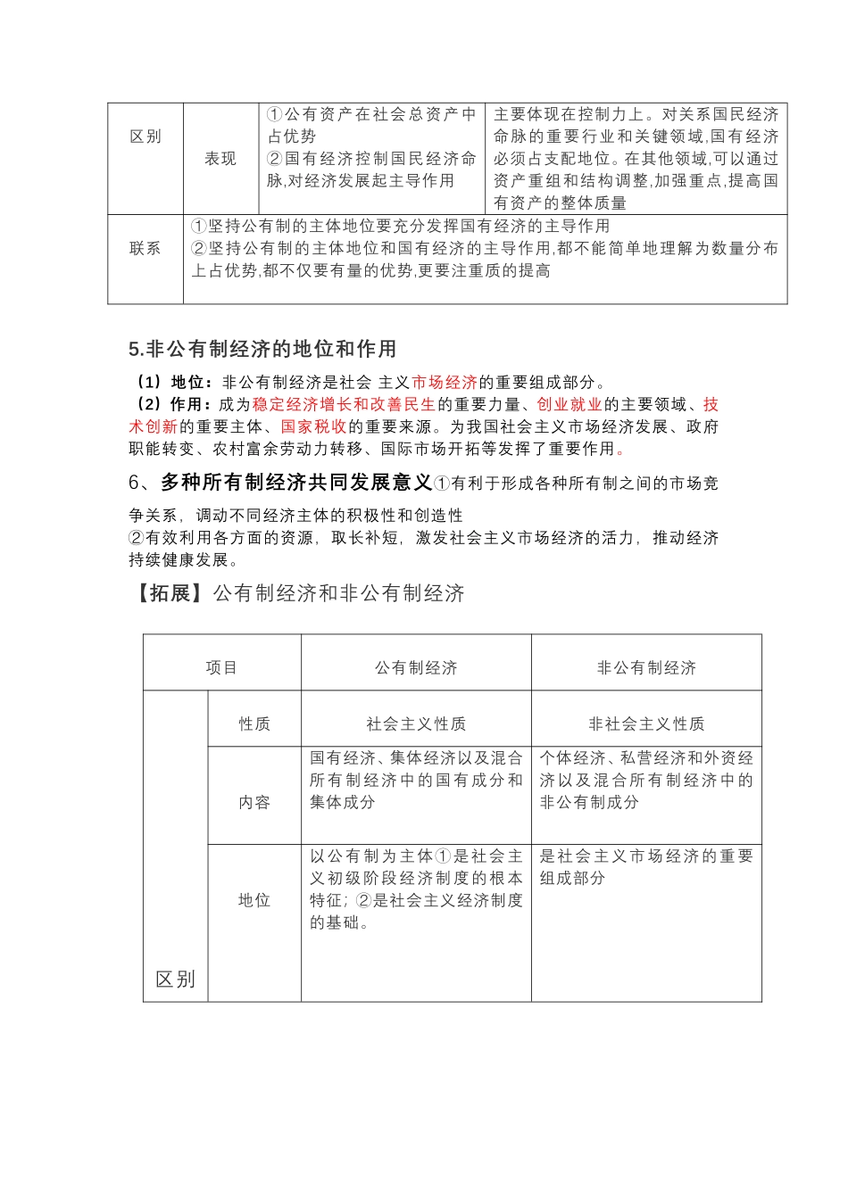 新教材高中政治必修二《经济与社会》知识点梳理(2页).pdf_第2页